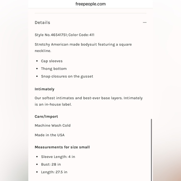 Free People Pink Square Neck Bodysuit - Picture 5 of 12